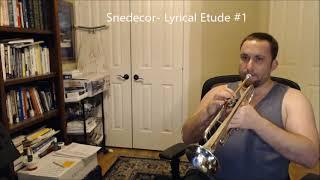 Snedecor- Lyrical Etude #1