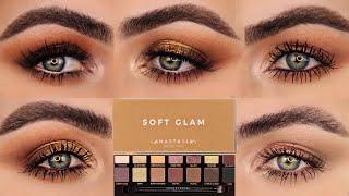 5 LOOKS 1 PALETTE | FIVE EYE LOOKS WITH THE SOFT GLAM PALETTE BY ANASTASIA (ABH) | PATTY