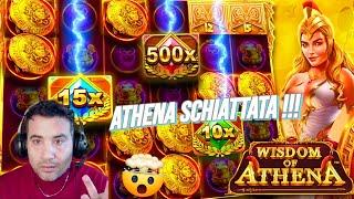 COMPLETAMENTE SCHIATTATA!! WISDOM OF ATHENASCHIATTATA!! SLOT ONLINE   BIG WIN