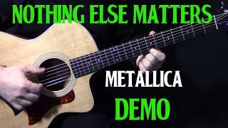 how to play "Nothing Else Matters" on guitar by Metallica | guitar lesson tutorial | DEMO