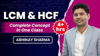 LCM & HCF | SSC Abhinay Maths| Complete LCM HCF For All SSC 2023 Exams| LCM HCF Class By Abhinay Sir