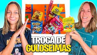 TROCAS DE GULOSEIMAS | TROCANDO GULOSEIMAS | Tio Lucas e Laila Show