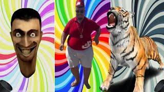 SUPERHEROES COLOR DANCE CHALLENGE ,SKIBIDY TOILET,FAT MAN BELLY,TIGERwho will win…? By