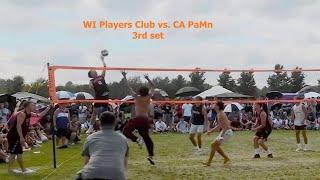 WI Players Club vs. CA PaMn 3rd set, Thriller Match Wausau Festival 2024