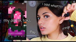 reacting to my old tik toks | Noor Dabash