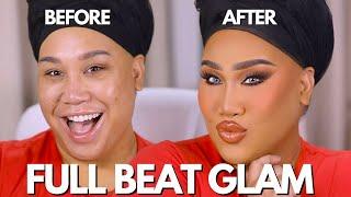 HOW I DO FULL BEAT GLAM MAKEUP FOR A CAMPAIGN SHOOT | PatrickStarrr