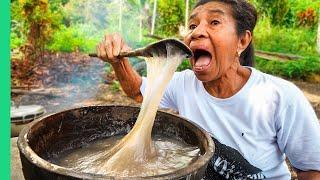 Papua's Bizarre Sticky Food Staple!!! STREET FOOD in Jayapura, West Papua!!!