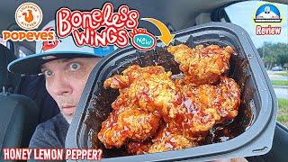 Popeyes® Boneless Wings Review!  | Honey Lemon Pepper ️ | theendorsement
