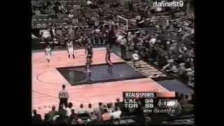 1999 Vince Carter CRAZY Missed Off The Backboard Alley Oop