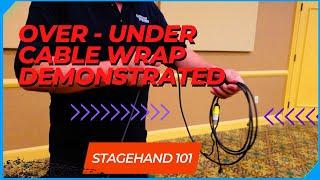 How To Over / Under Wrap Cables for A/V and Live Production