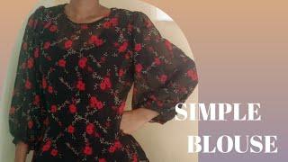 How to make a simple blouse