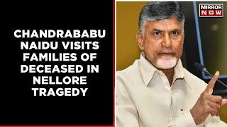 TDP Chief Chandrababu Naidu Visits Families Of Deceased In Nellore Stampede Tragedy | Mirror Now