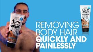 How to remove body hair with Nad's For Men Hair Removal Cream | Demo Video | Tutorial