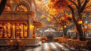 Autumn Jazz Playlist for Relaxing your mind - Cozy Cafe Ambience with Instrumental Smooth Jazz Music