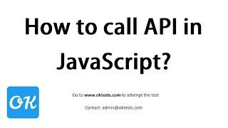 How to call API using XMLHttpRequest in JavaScript?