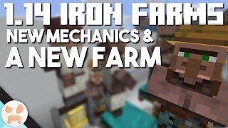 New Iron Farm Mechanics & A WORKING IRON FARM - Minecraft 1.14 + World Download