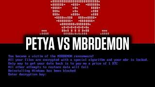Petya.A vs MBRDemon - Siapa Ransomware yang Menang??? HASILNYA DILUAR DUGAAN!!!