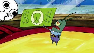 ¿De donde saca dinero Plankton si es un fracasado? (Bob Esponja)