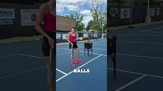 The KEYS to a two handed backhand roll  #shorts #pickleball #backhand