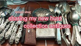 ANTIQUE COLLECTION  SILVER SOLID ( sharing my new hunt ) /  E.R ESTACION VLOG