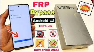 Vivo V25 Pro 5G FRP Bypass Android 12 | New Solution 2023 | Vivo V25 Pro 5G Google Account Bypass |