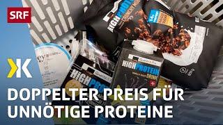 Teuer und unnötig: Hype um Protein in Lebensmittel | Reportage 2022 | Kassensturz | SRF