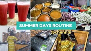 Vlog #017|Summer Days Routine At Chennai|Monthly Grocery Shopping Tips||@easyhomemakingbyathira