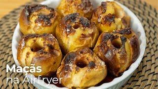 Roasted Apple in Airfryer with Port Wine | Quick, Simple and Divine Dessert!