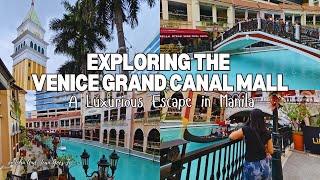 Venice Grand Canal Mall of the Philippines 2024 | Manila Travel Diaries | Walk tour | Silent Vlog