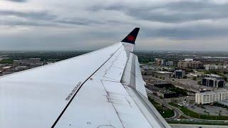 Air Canada Airbus A220-300 Stormy Rough Landing at Montréal Trudeau | YYZ-YUL