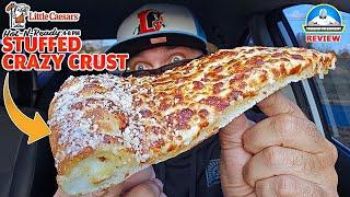 Little Caesars® Stuffed Crazy Crust Pizza Review! | BACK In 2024! | theendorsement