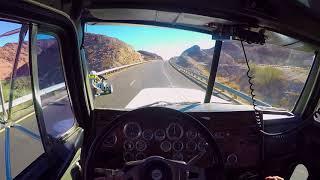 Peterbilt 379, Cummins N14, Climbing out of Yuma, AZ Loaded(2/2)