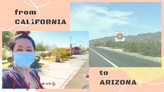 CALIFORNIA TO ARIZONA ROAD TRIP | TRAVEL VLOG | VICKY LOVES