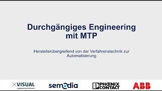 Durchgängiges Engineering mit MTP (Module Type Package)