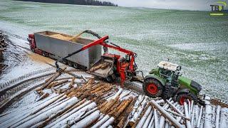 FENDT 1042 mit MUS MAX WT 12 HACKER | TBH Tim Bernhart | Transporte | Forst