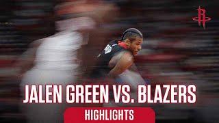 Jalen Green (17 points) Highlights vs. Portland Trail Blazers