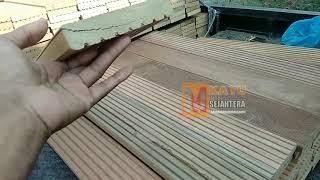 Papan Lantai Outdoor Deck Kayu Bengkirai Jumbo Ex Export