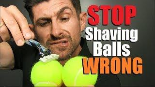 How To PROPERLY Shave Your Balls! (SAFEST Testicle Shaving Technique)