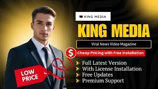 [Latest Version] King Media - Viral News Video Magazine (Cheap Price , 100% Original & No Bugs)