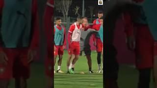 HAKIM ZIYECH | CRAZY TRAINING WITH MOROCCO   #shorts #football #maroc #frmf