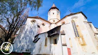 Brașov - Prejmer 4K Small Walk / Fortified Church of Tartlau / Pleasant Sound of Bird