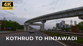 Driving in Pune - Kothrud to Hinjawadi [4K]