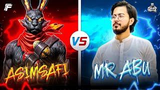 MR ABU VS ASIMSAFI999 Face To Face Battle || Who Will Win? BR Ranked Gameplay || ASIMSAFI999