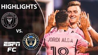 No Messi, No Problem  Inter Miami vs. Philadelphia Union | MLS Highlights | ESPN FC