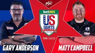 PDC World Series of Darts 2022 - New York City - 2022 06 03 - Gary Anderson v Matt Campbell - HUN