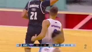 Furious dunk by Nikola Jovanović! (Igokea - Partizan NIS, 31.10.2020)