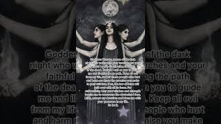 Goddess Hecate, queen of the dark🪬#magic #hecate #protection #blessed