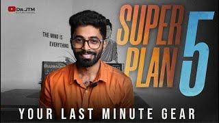 The Super 5  NEET PG plan - The Last minute Drill | The revision notes you needed | -Dr.JT