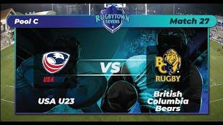 2022 RugbyTown 7s Day 1: BC Bears vs USA U23