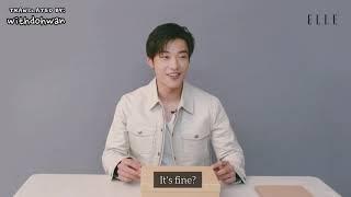 (ENG SUB) WOO DOHWAN ELLE KOREA INTERVIEW BEFORE MILITARY ENLISTMENT